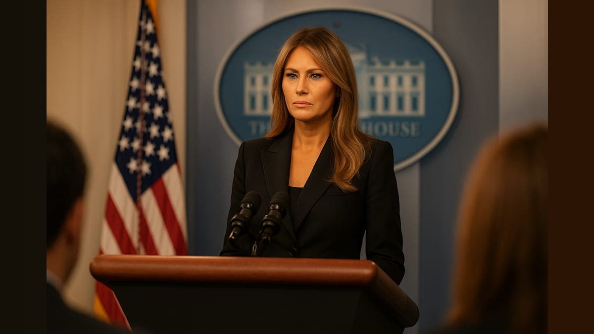 Melania Trump Exposes Lies: No Ties to Epstein, Just Party Guests!