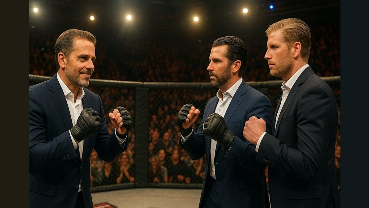 Cage Match Showdown: Hunter Biden vs. Trump Bros—Who Will Win?