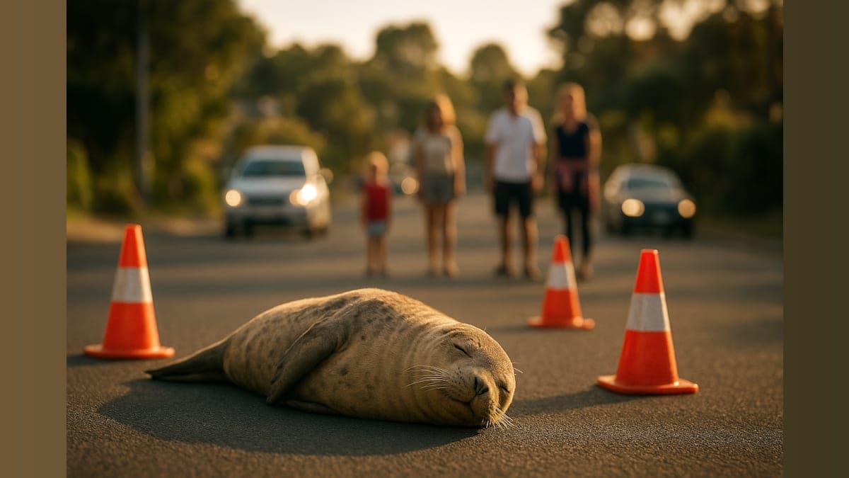Seal of Approval: The Traffic-Stopping Nap That Had Everyone Talking