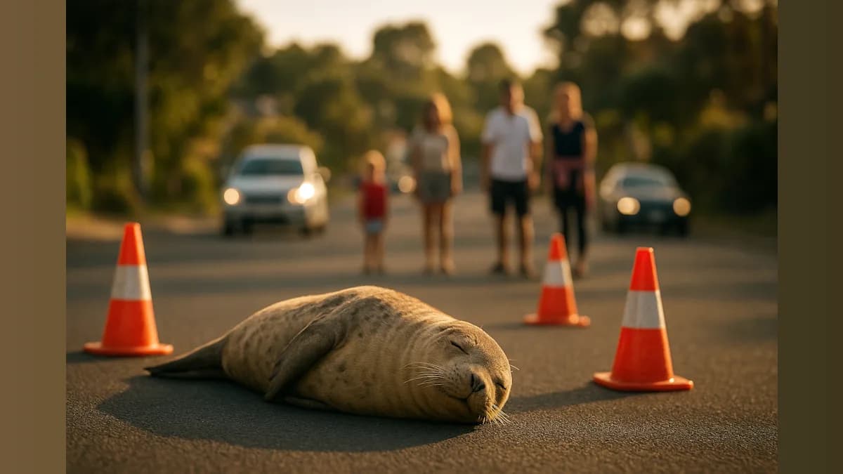 Seal of Approval: The Traffic-Stopping Nap That Had Everyone Talking