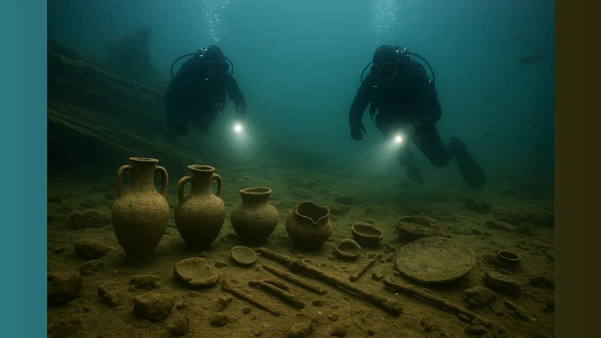 Unearthing History: A 2,000-Year-Old Shipwreck’s Treasures Found in a Swiss Lake!