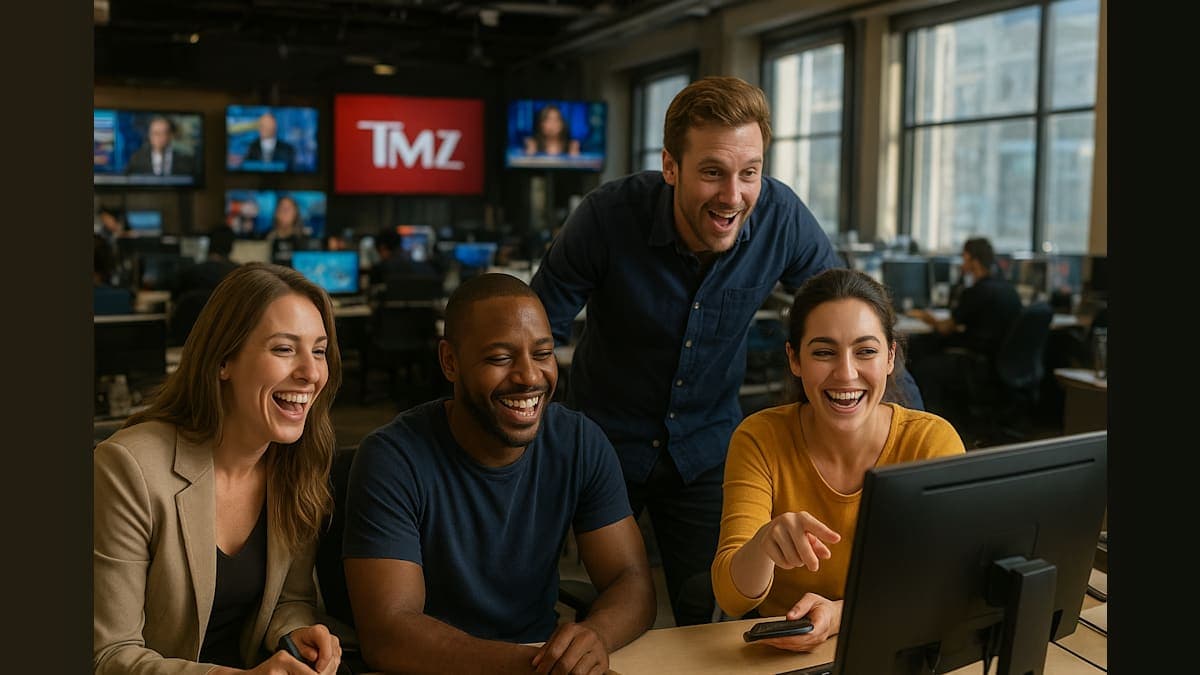 Inside TMZ: Live Chaos and Unscripted Fun Await in the Newsroom!