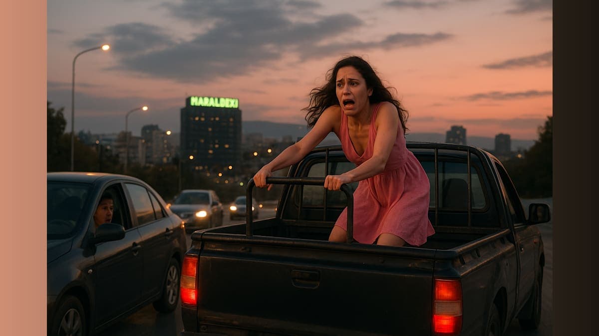 Jealousy Goes Mobile: The Wild Tale of a Woman Clinging to a Truck!