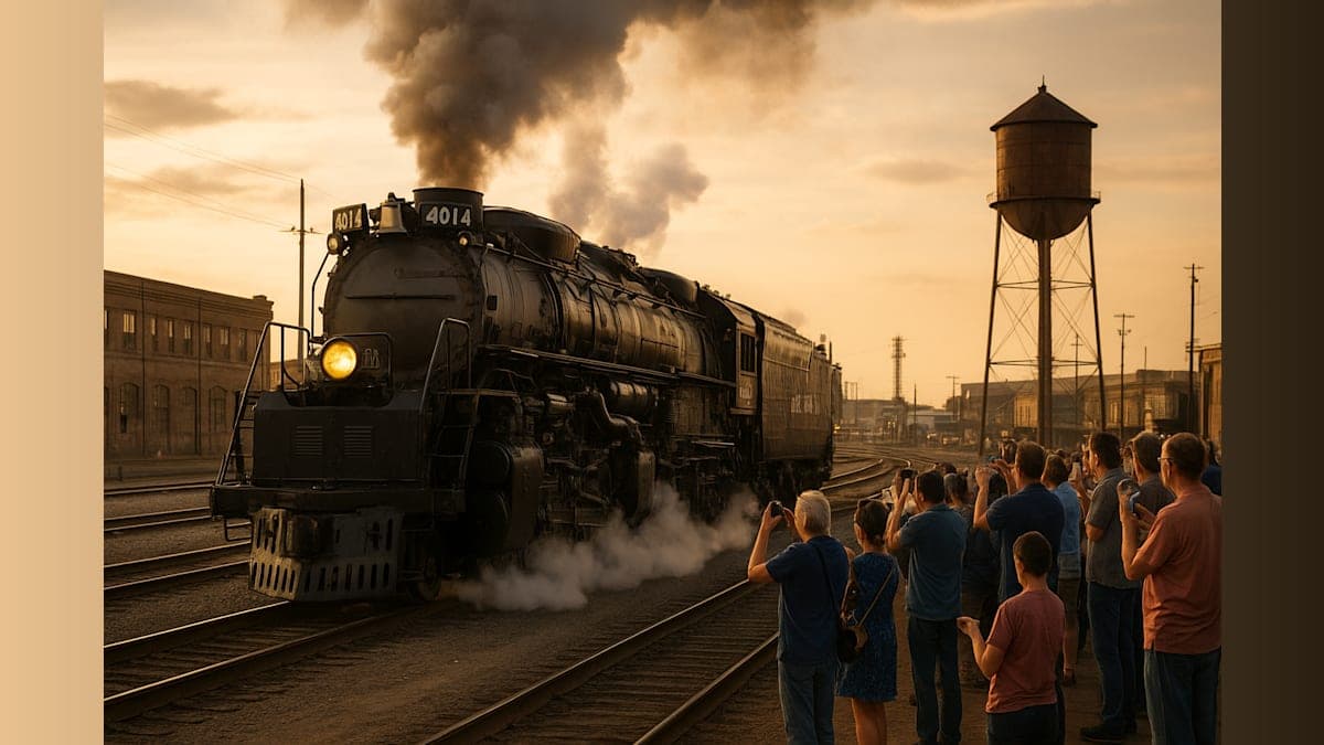 All Aboard the Big Boy: Steam Locomotive Rolls Out for a Historic Journey