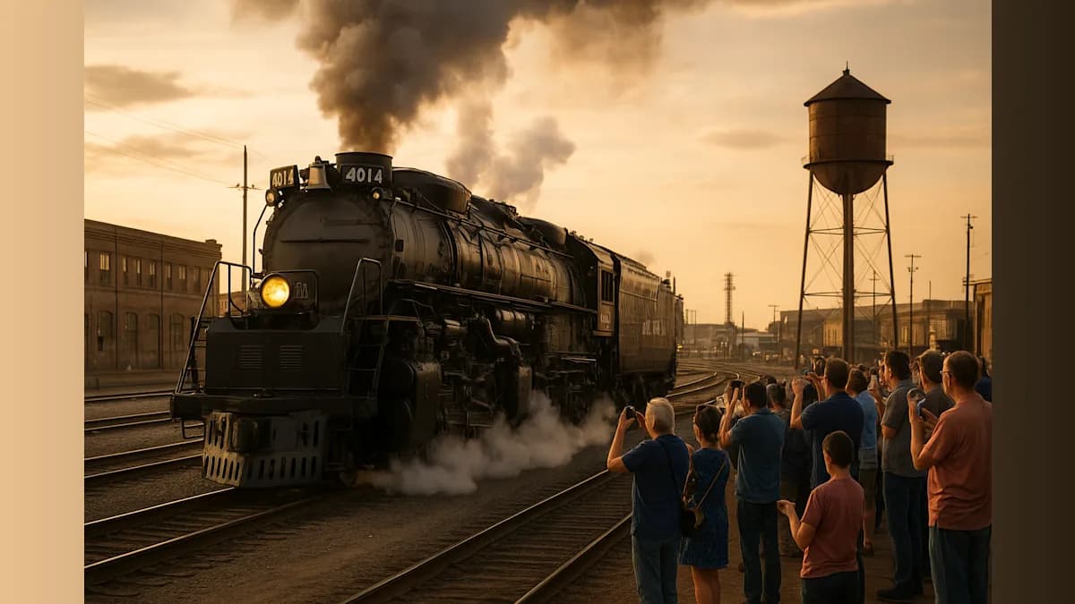 All Aboard the Big Boy: Steam Locomotive Rolls Out for a Historic Journey