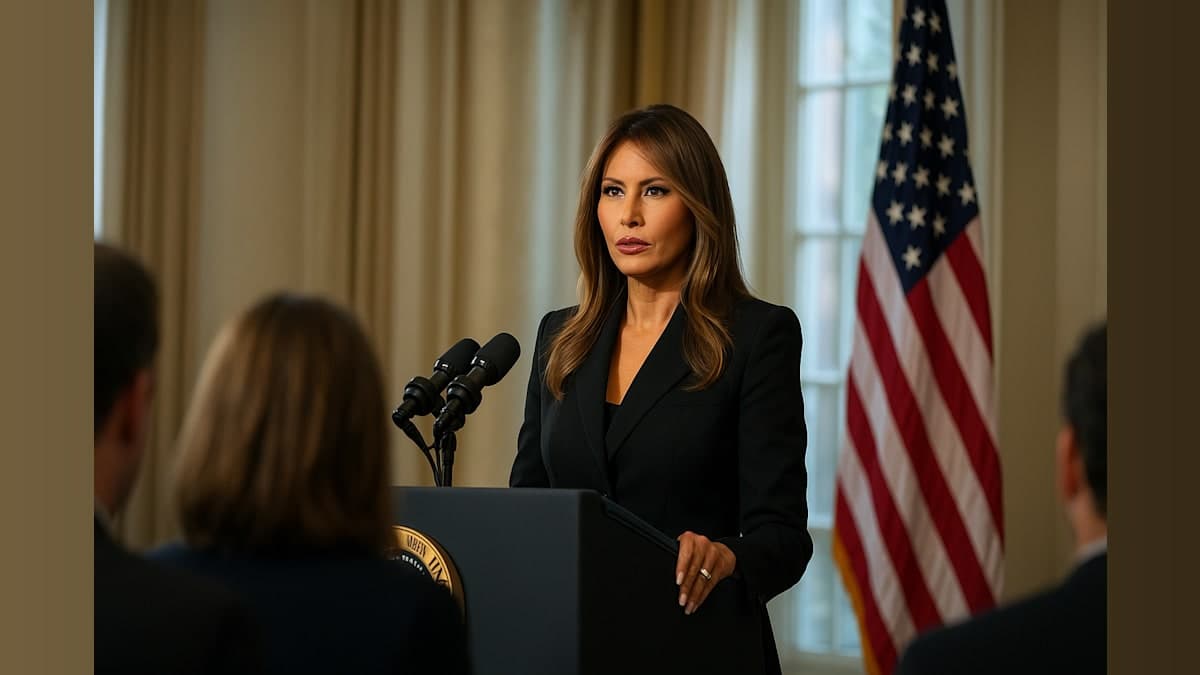 Melania Trump’s Shocking Press Conference: Setting the Record Straight or Just a Distraction?