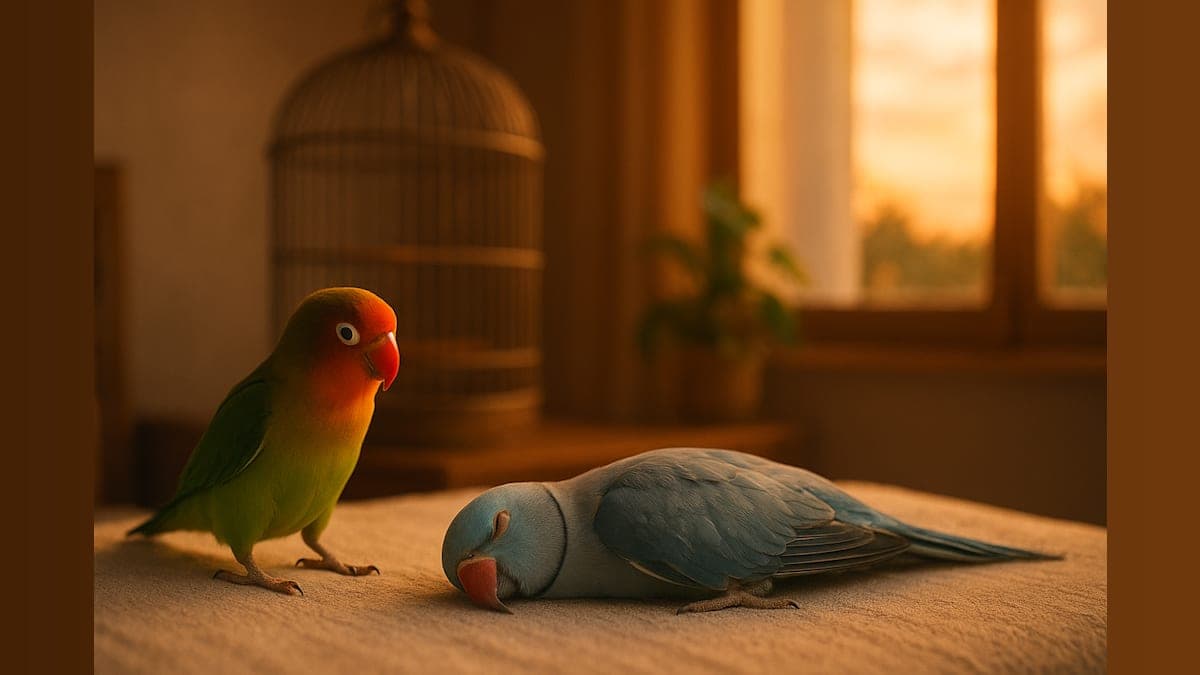 When Lovebirds Grieve: A Heartwarming Story of Loyalty After Loss