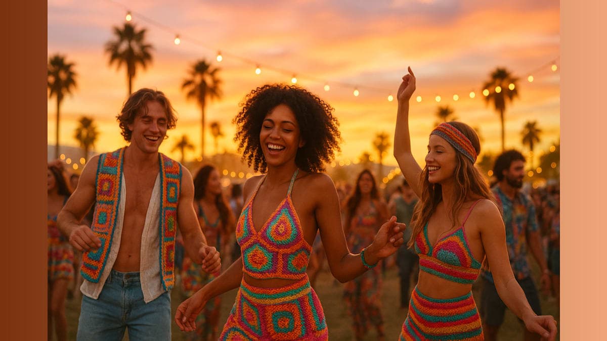 Coachella's Crochet Craze: Stitching Together Style and Fun!