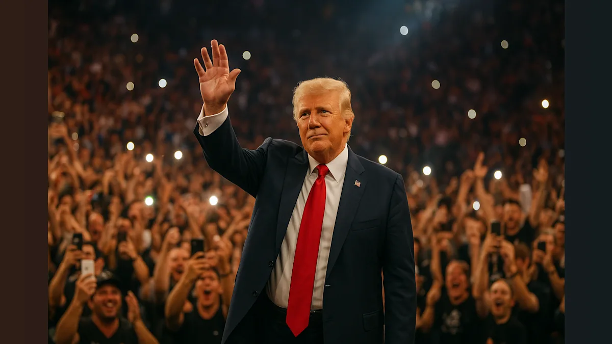 Trump Swaps Iran Tensions for UFC Cheers—A Night of Fists and Politics!