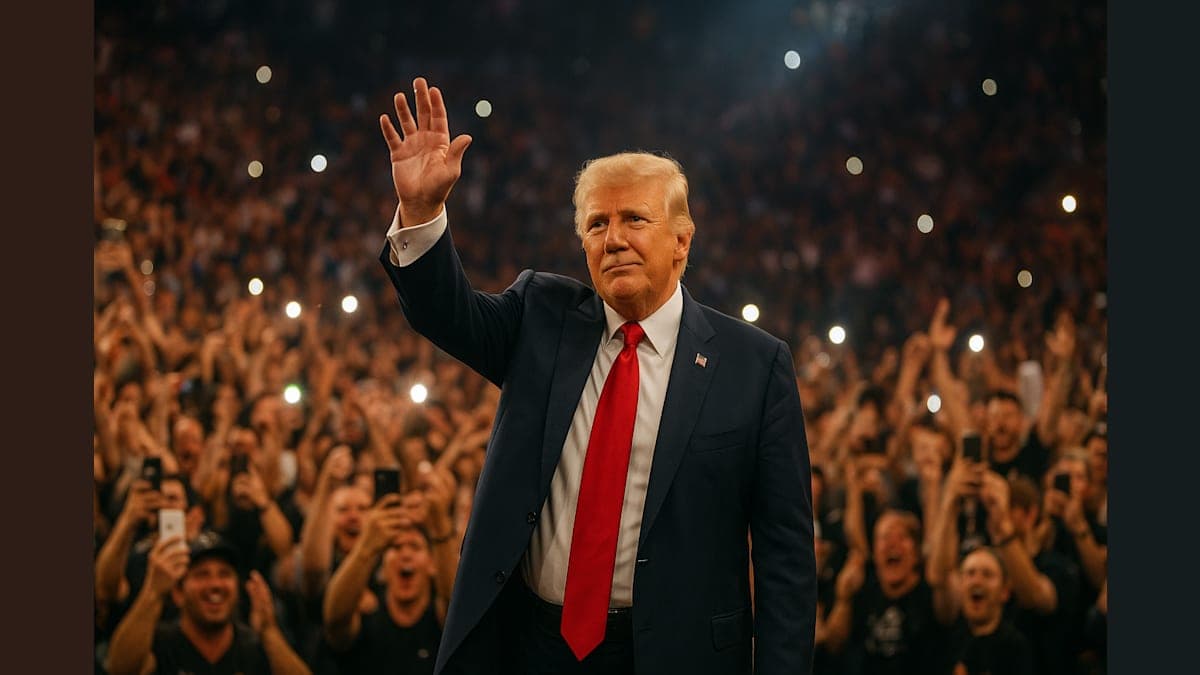 Trump Swaps Iran Tensions for UFC Cheers—A Night of Fists and Politics!