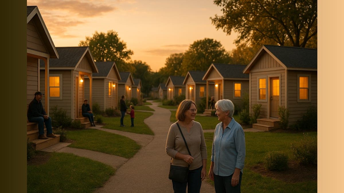 From Tents to Tiny Cabins: A Heartwarming Transformation in Bloomington
