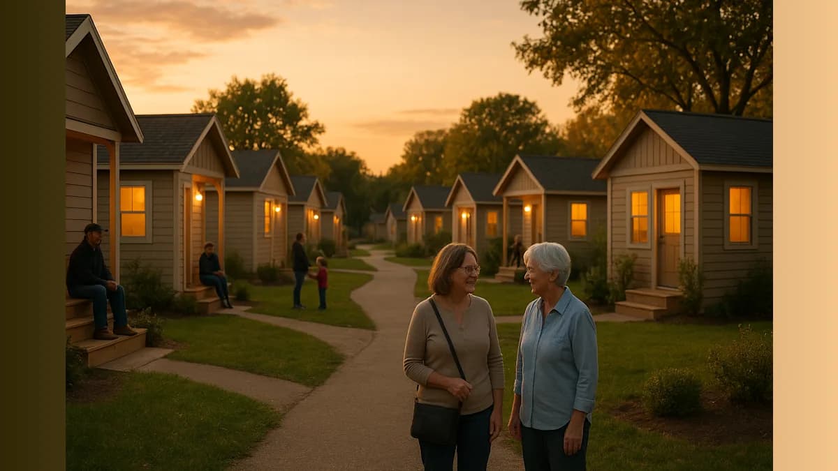 From Tents to Tiny Cabins: A Heartwarming Transformation in Bloomington