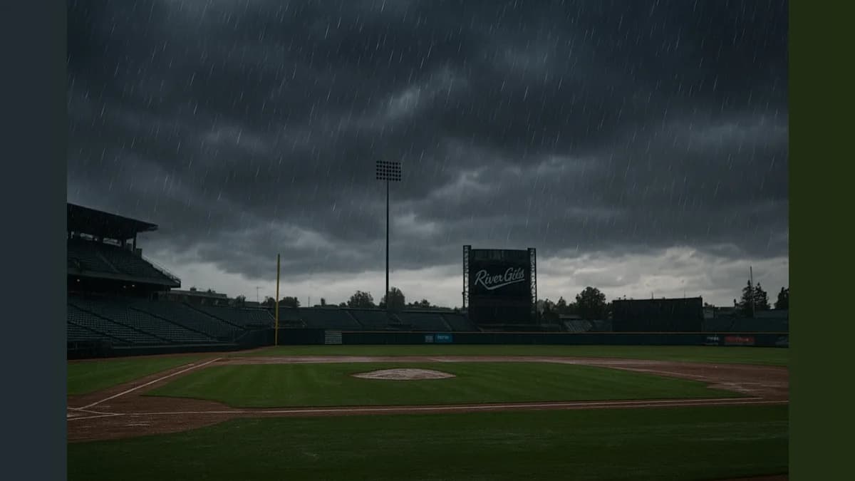 Storms Cancel Sacramento River Cats Doubleheader: Raincheck for Fans!
