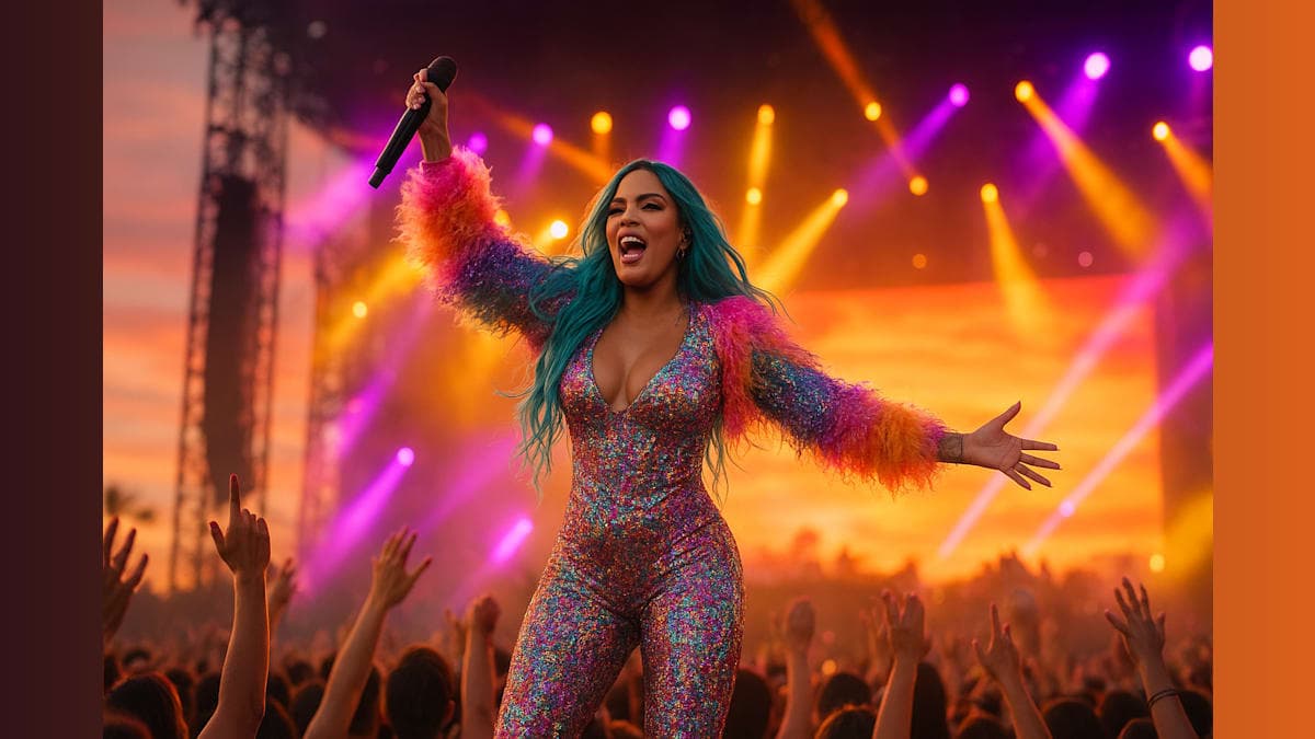 Latina Power: Karol G's Historic Coachella Headlining Performance Rocks the Stage!
