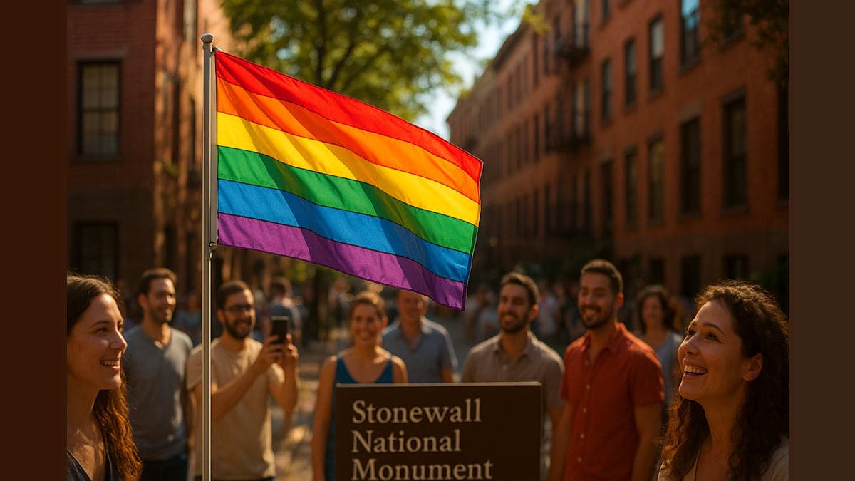 Pride Takes Flight: Stonewall National Monument Welcomes Back LGBTQIA+ Flag