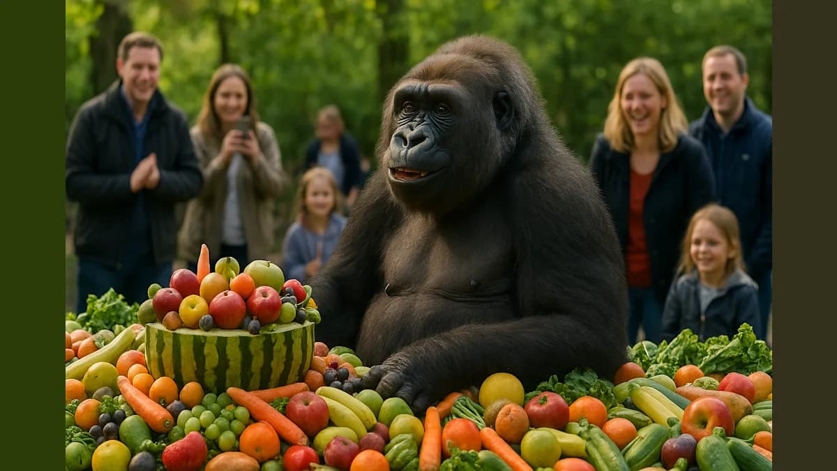 Fatou's 69th Birthday Bash: A Gorilla Celebration Like No Other!