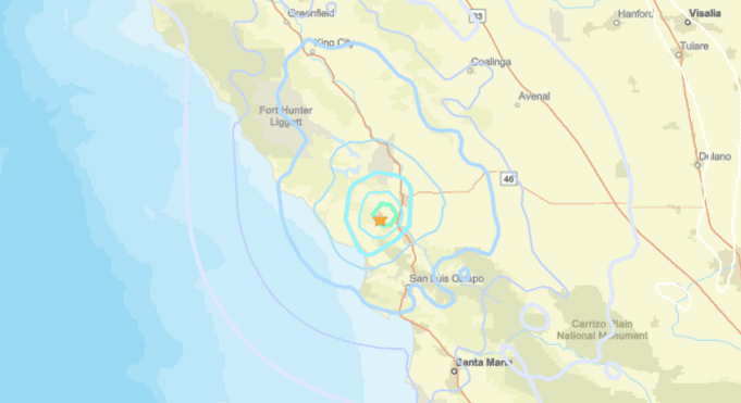 Shaken, Not Stirred: A 4.4 Earthquake Rocks San Luis Obispo County!