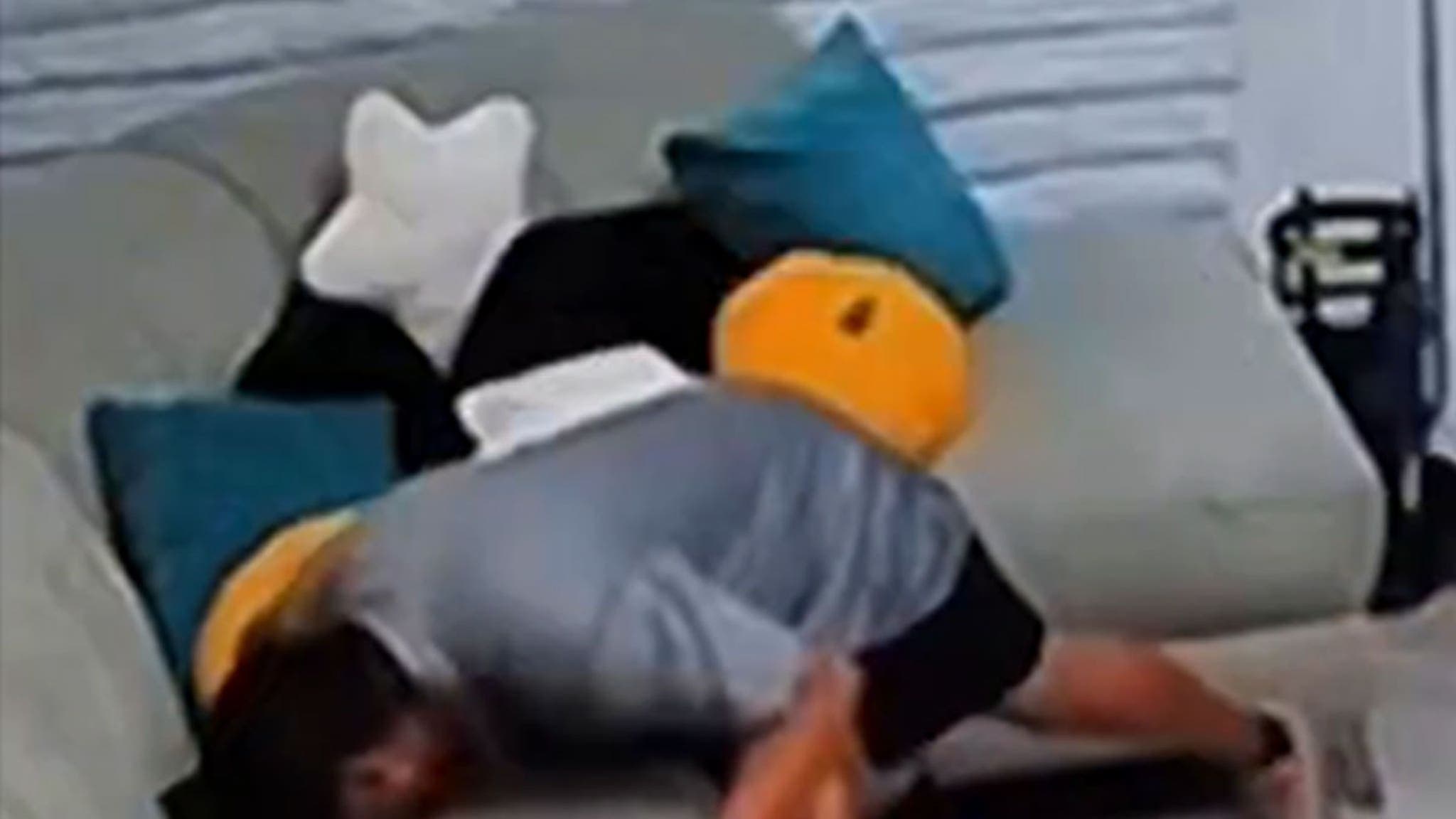 Caught on Camera: The Creep Who Sniffed the Sofa!