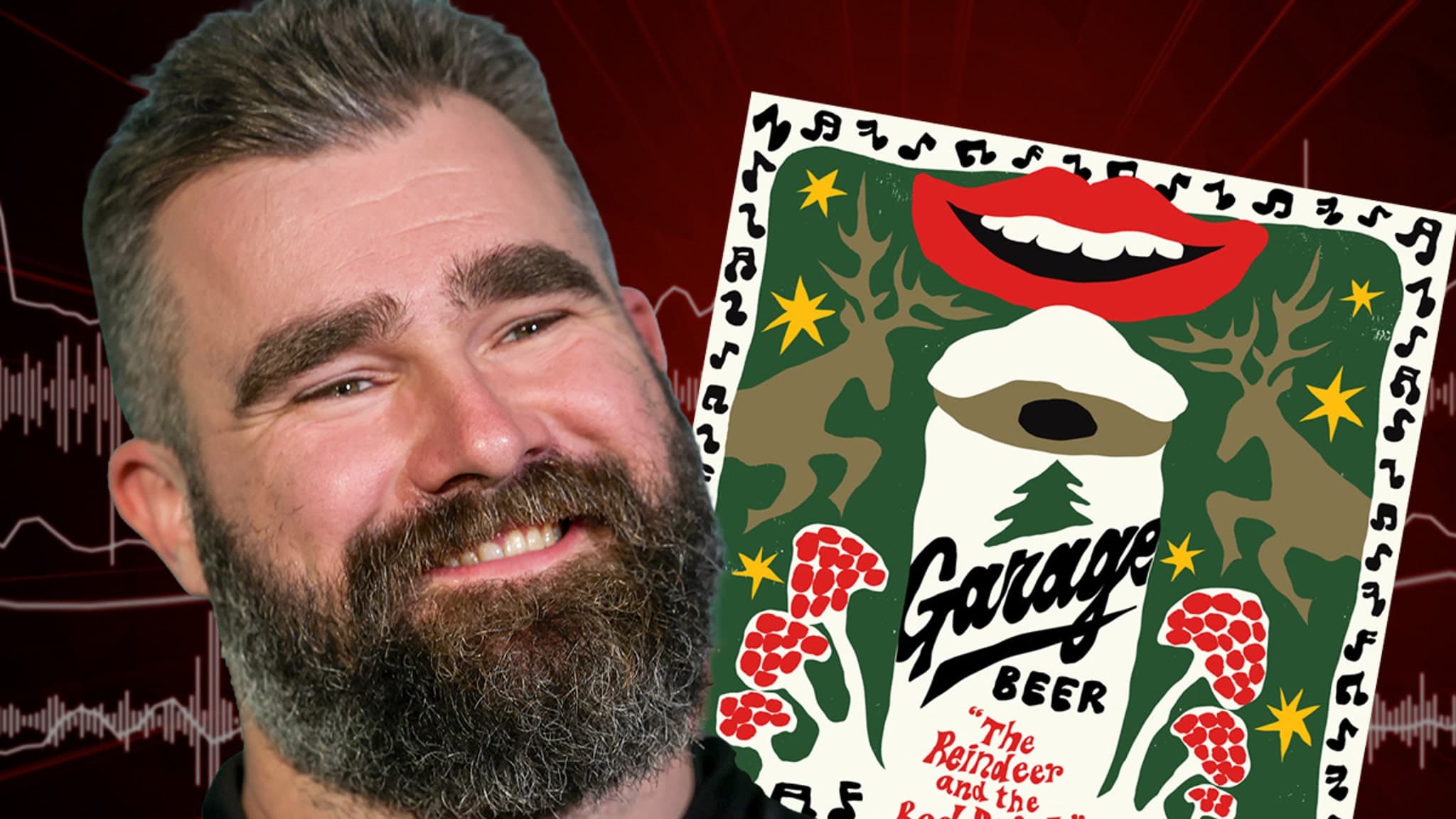 Jason Kelce Hits the Mic: A Holiday Vinyl That’ll Have You Sippin’ and Singin’!