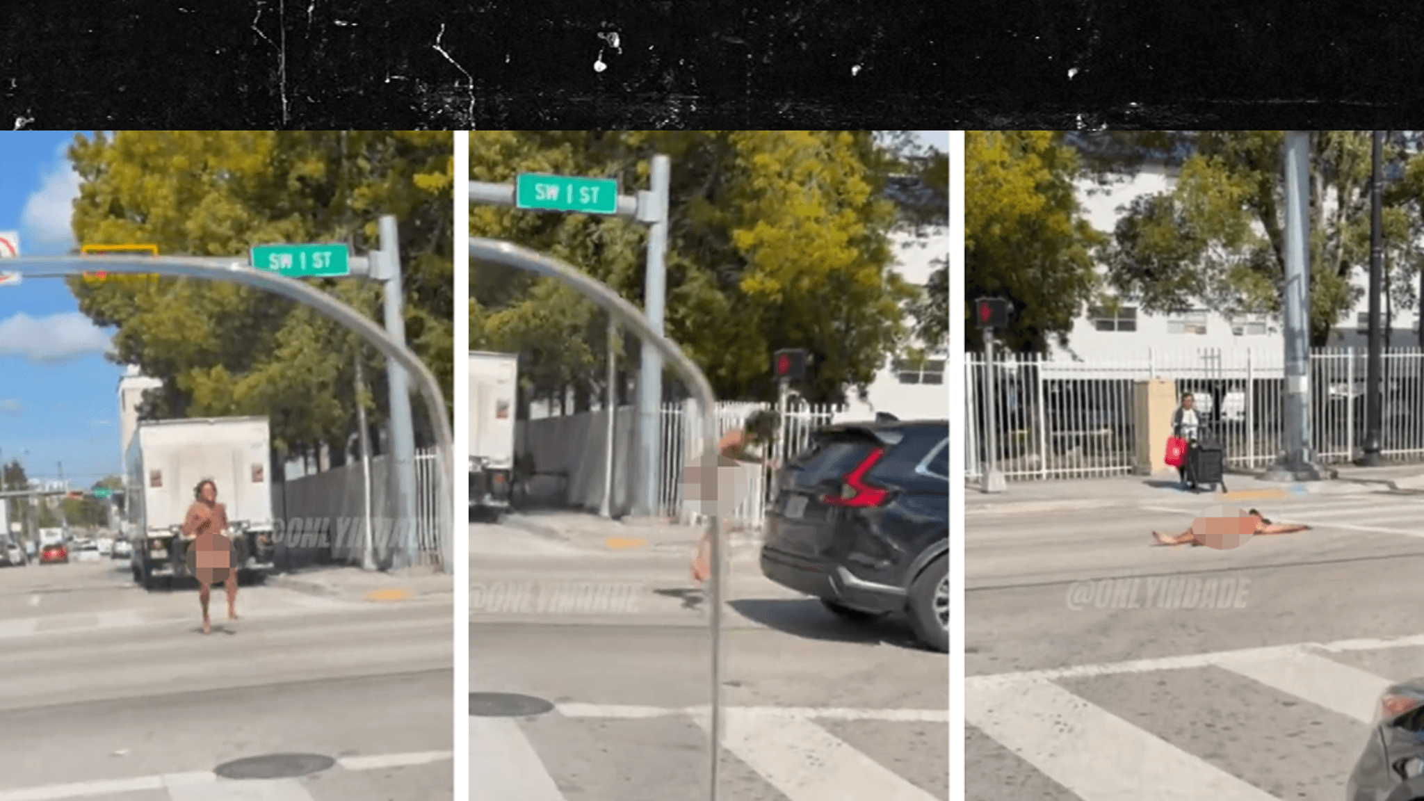 Naked and Unbothered: Florida Man Hits the Streets and a Car!