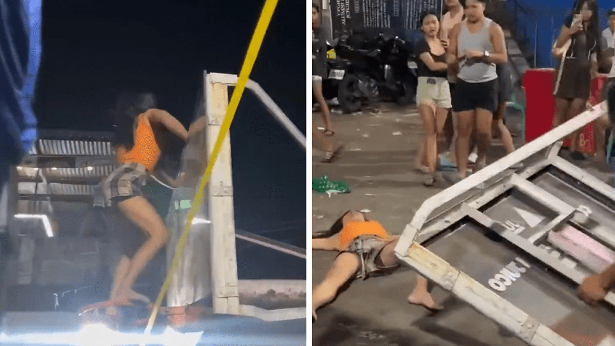 When Twerking Meets Tragedy: A Basketball Hoop's Unfortunate Collapse
