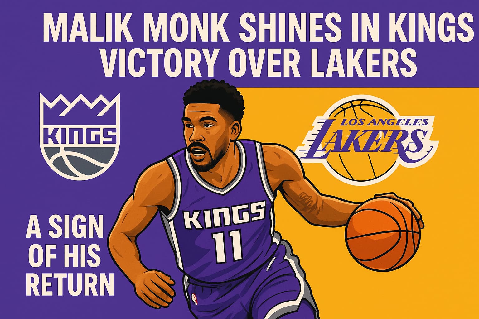 Malik Monk Shines in Kings' Victory Over Lakers: A Sign of His Return?