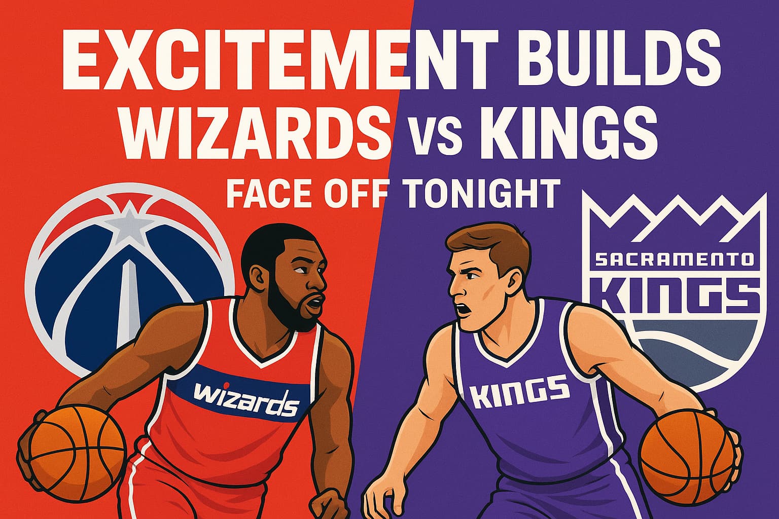 Excitement Builds as Wizards Face Off Against Kings Tonight!