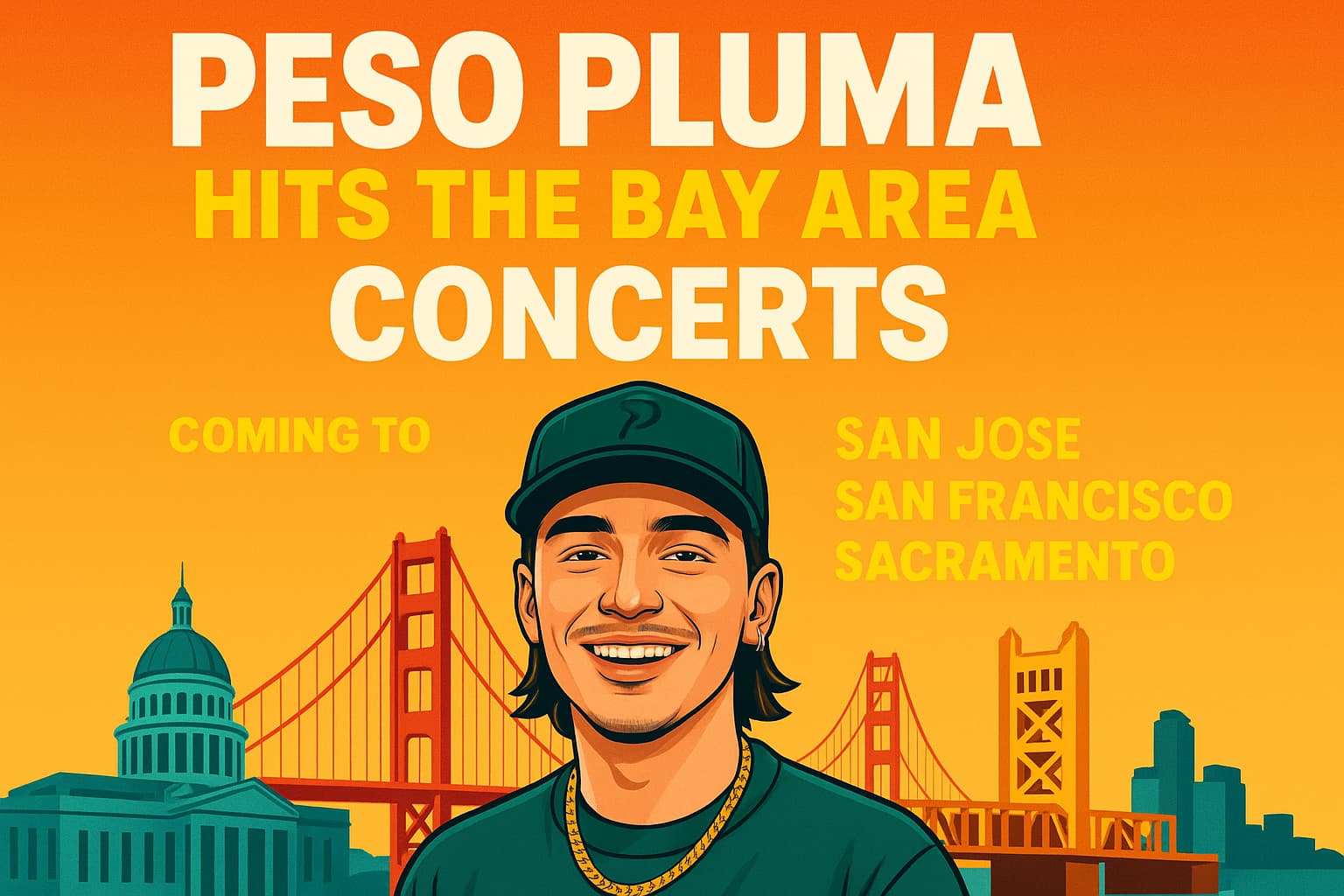 Peso Pluma Hits the Bay Area: Concerts Coming to San Jose, San Francisco, and Sacramento!