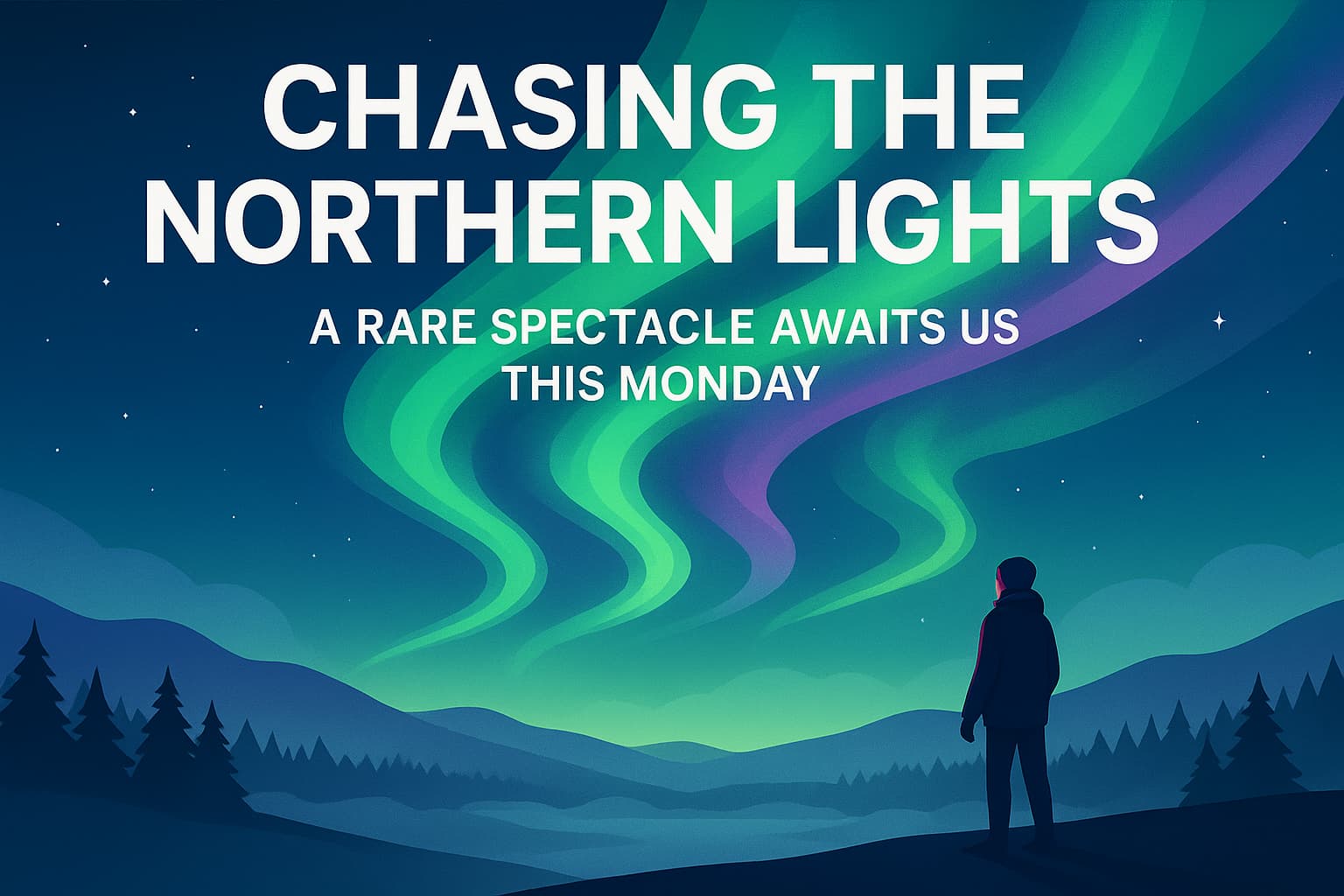 Chasing the Northern Lights: A Rare Spectacle Awaits Us This Monday!
