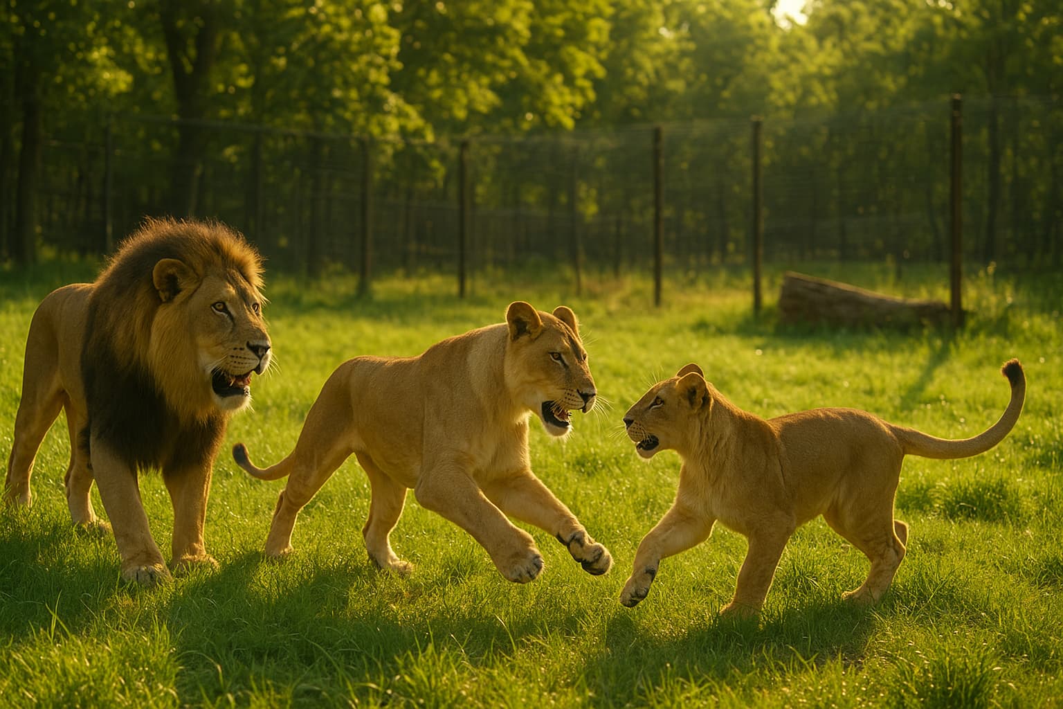 From Honduras to a New Home: Three Lions Roar into Their U.S. Sanctuary