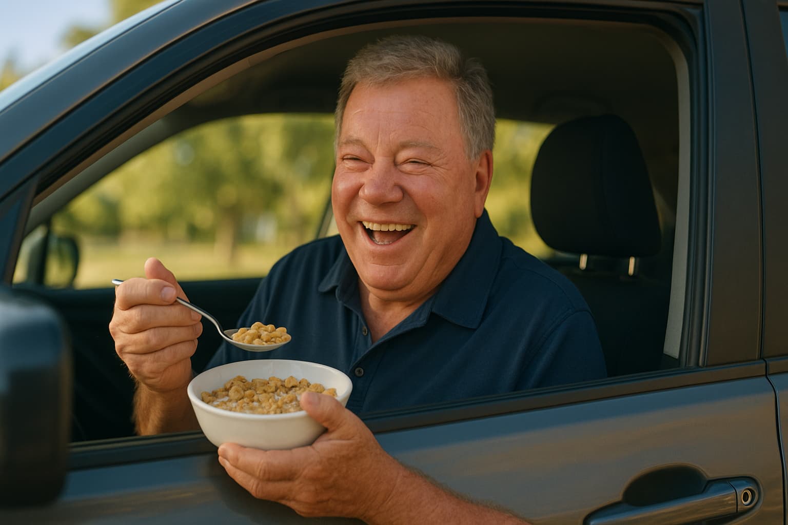 William Shatner Takes Cereal to New Heights—Literally!