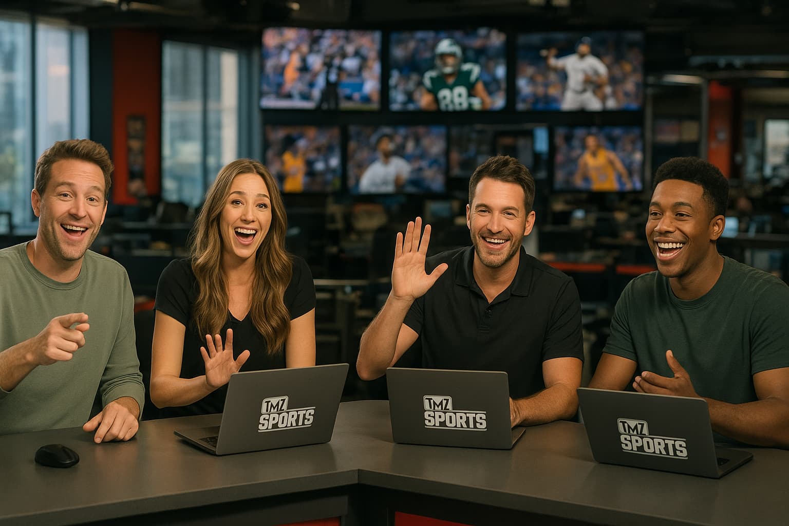 Sports Chatter Live: Step Inside the TMZ Newsroom for Unfiltered Commentary!