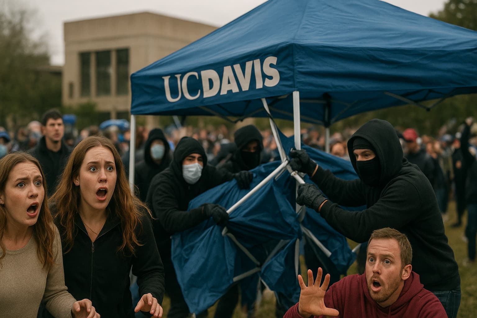 Chaos at UC Davis: When a Conservative Event Turns into a Scene from a Thriller