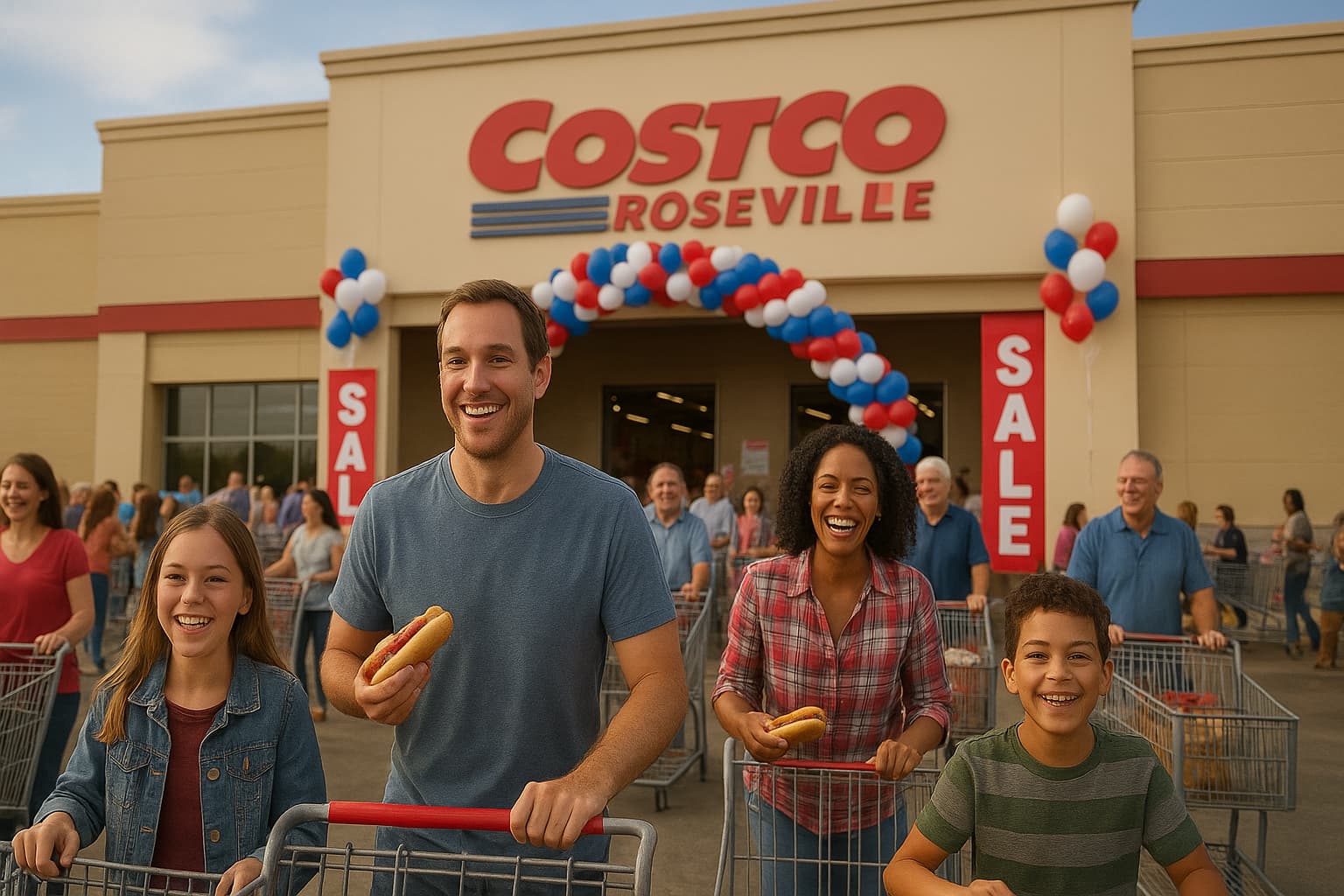 Costco Opens Doors in Roseville: The Hot Dog Frenzy Begins!