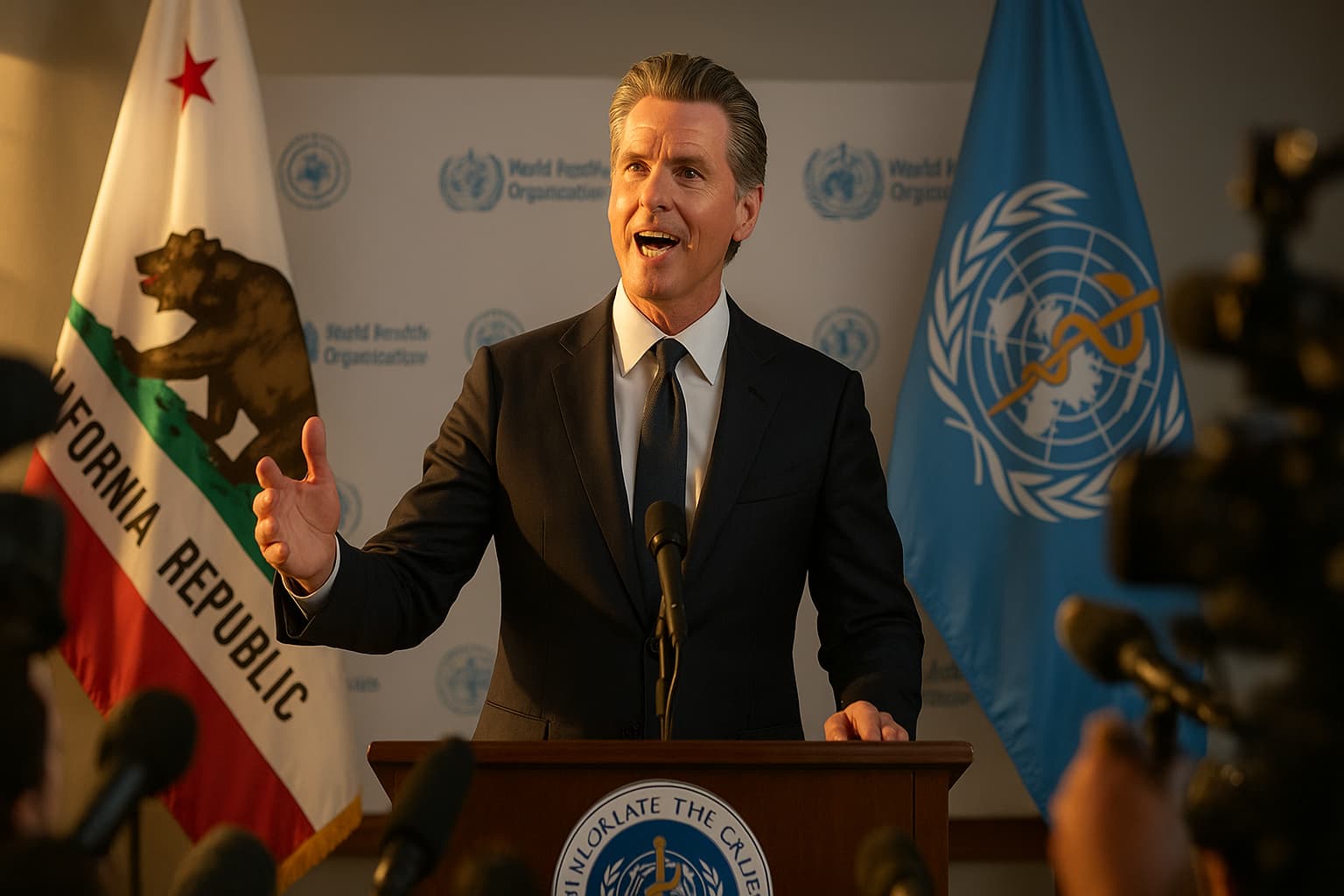 California Takes the Lead: First State to Join WHO's Global Health Network!