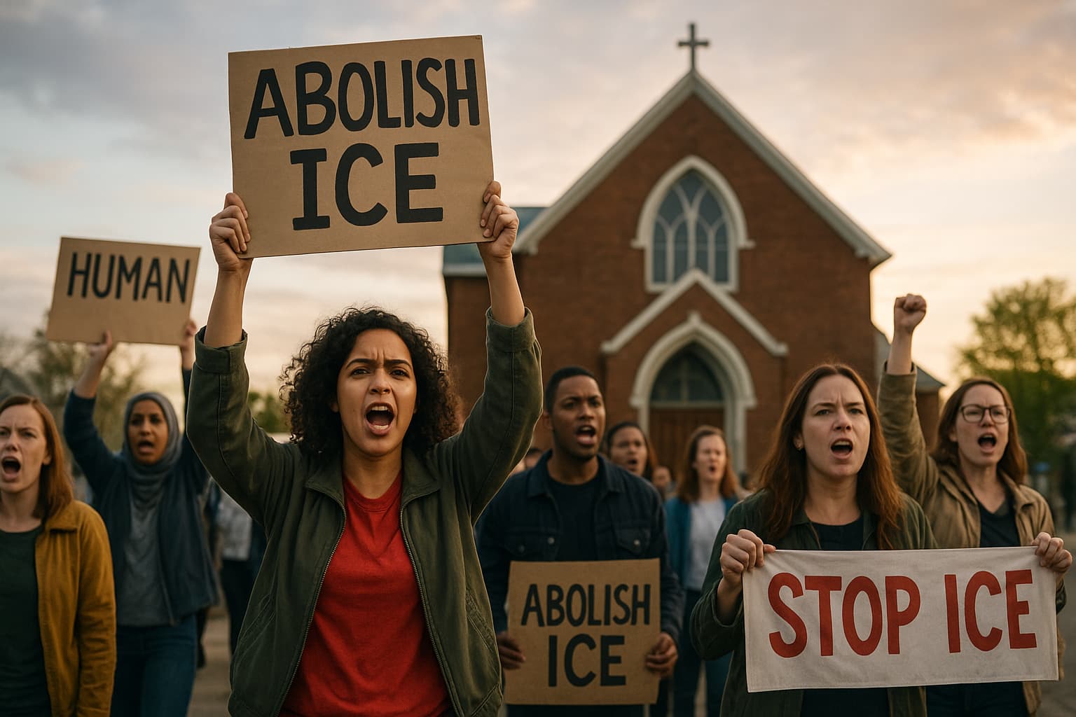 Protests, Passion, and Politics: Inside the ICE Demonstrations at a Minnesota Church