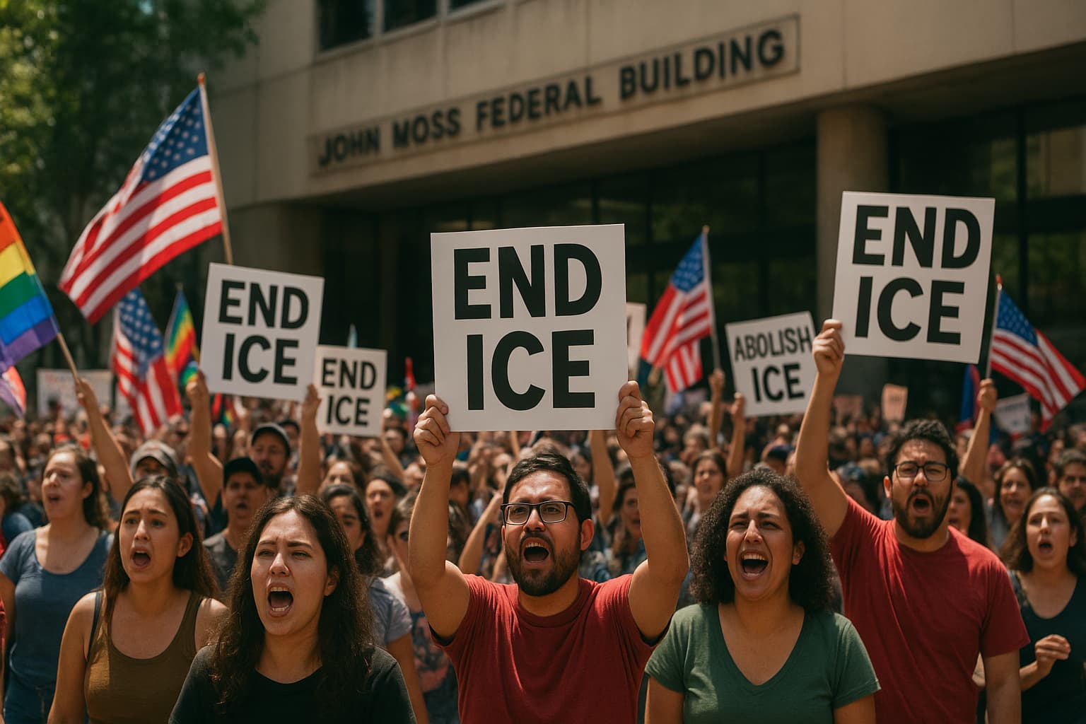 Protests Erupt in Sacramento: The Demand to #AbolishICE Takes Center Stage!