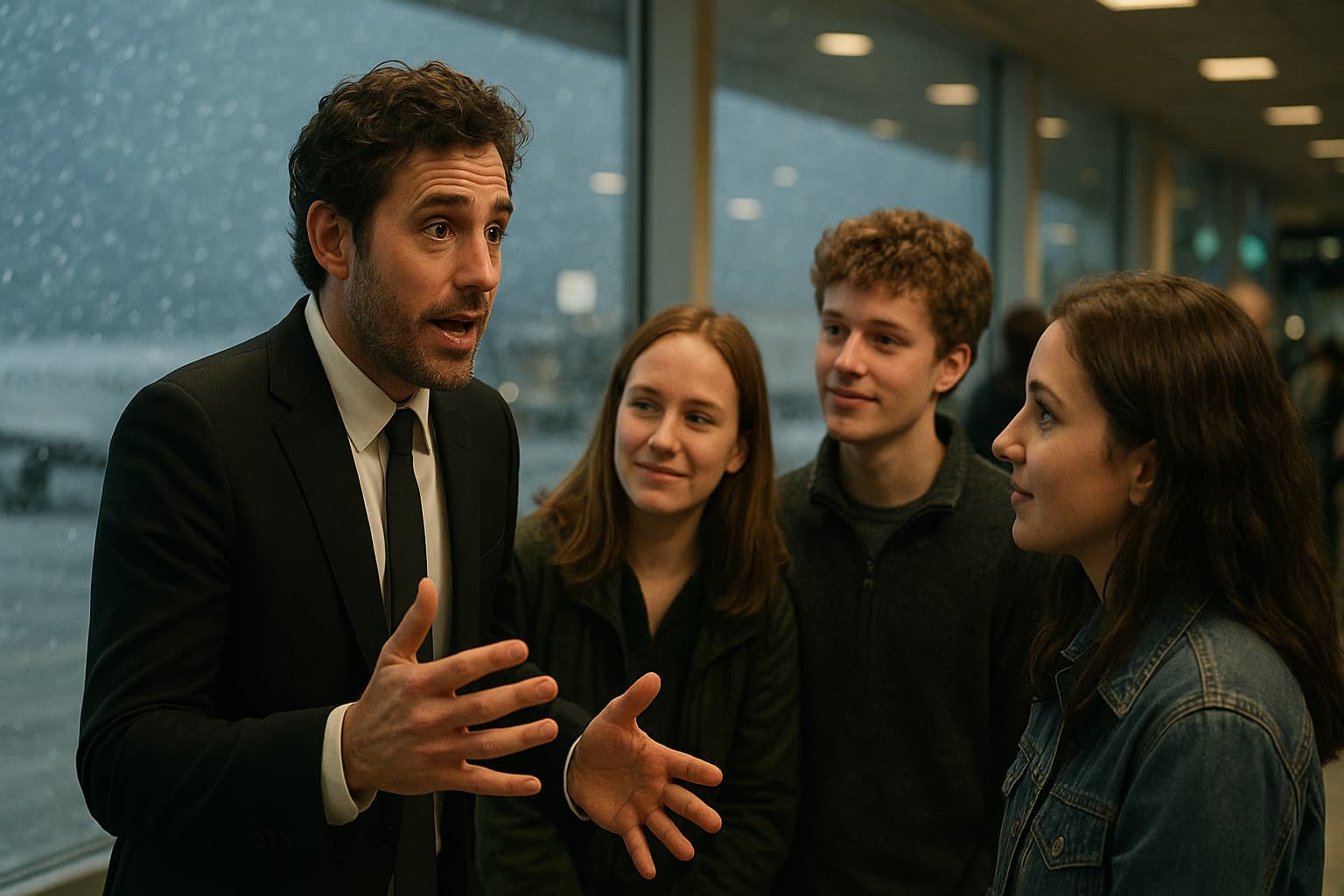 Snow, Stars, and Oscar-Worthy Conversations: Can You Guess the Actor?