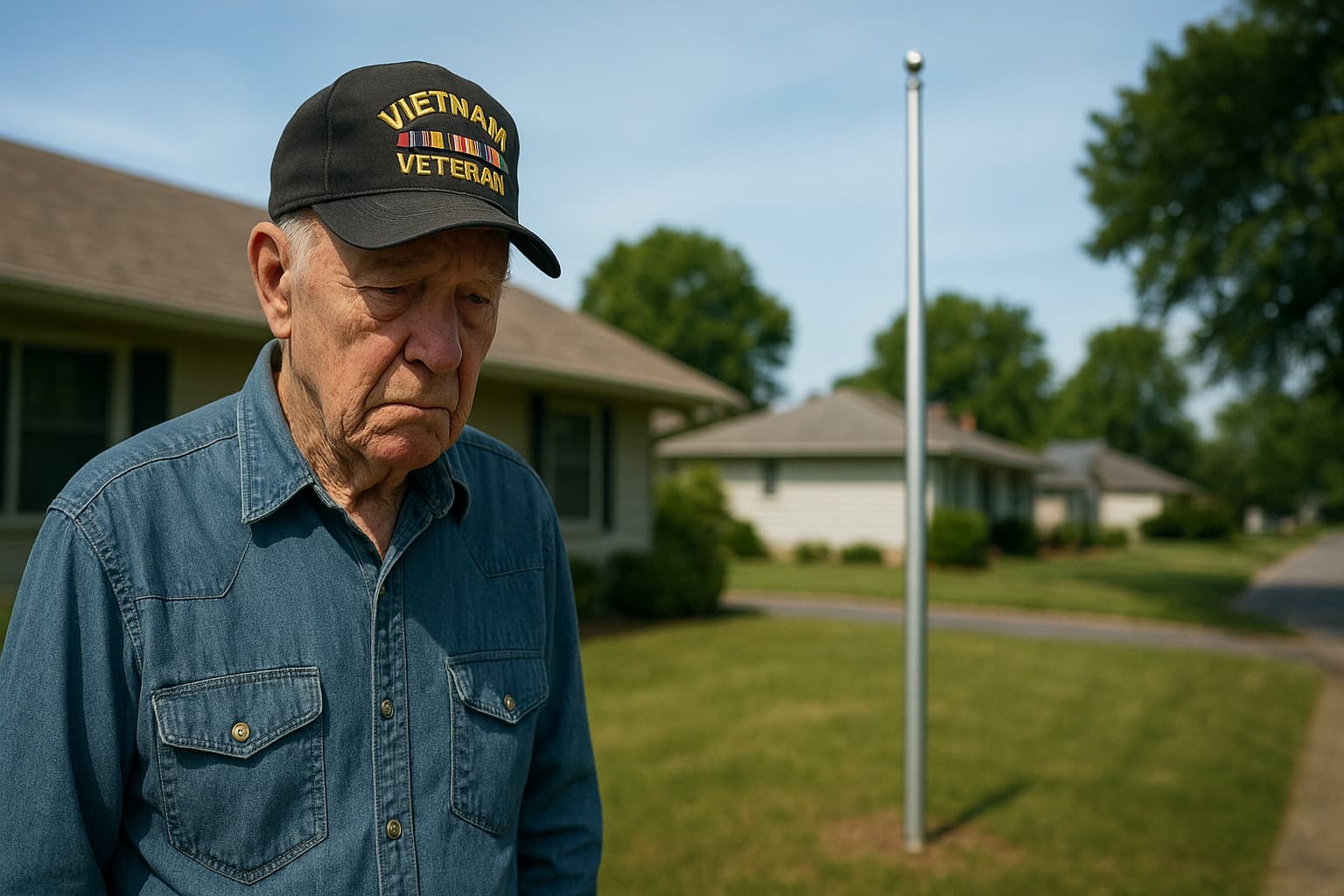 When Honor Meets Heartbreak: A Veteran’s Flag Stolen
