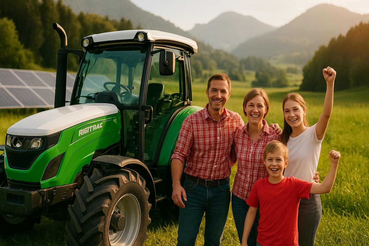 From Farms to Future: The Swiss Family Revolutionizing Agriculture with Electric Tractors