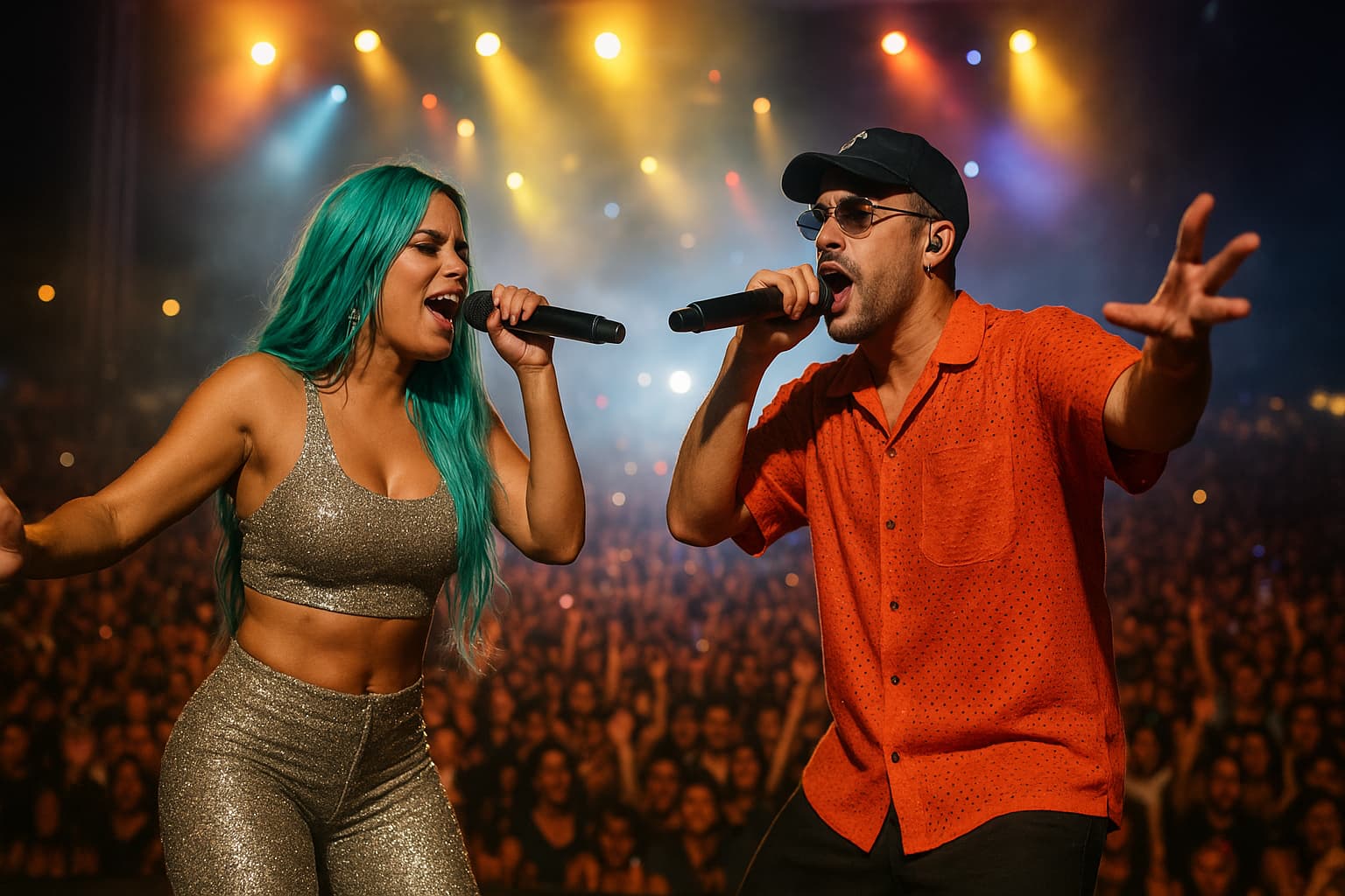 Karol G Takes the Stage with Bad Bunny: A Performance Not to Be Missed!