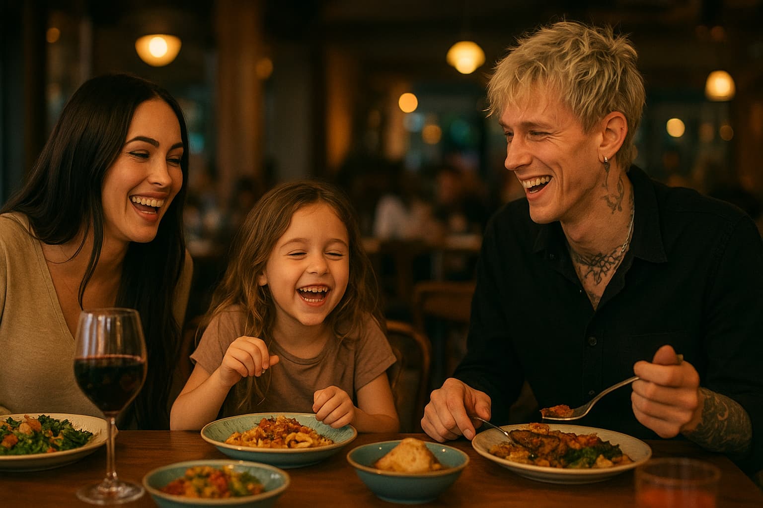 Megan Fox and Machine Gun Kelly: Cozy Dinner or Just Good Co-Parents?