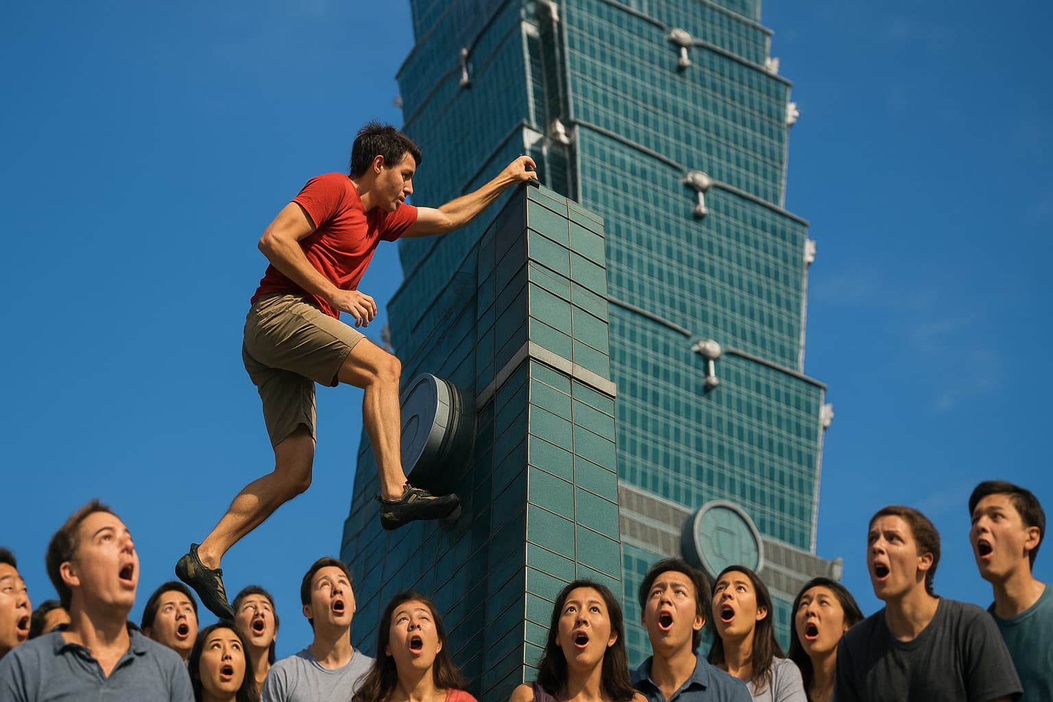 Scaling New Heights: Alex Honnold's Ropeless Ascent of Taipei 101