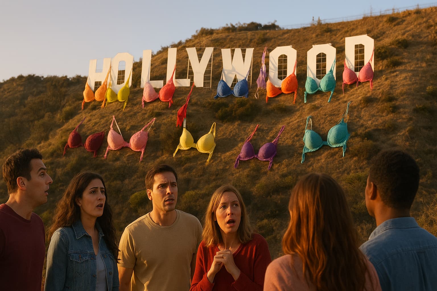 Brassieres on the Hollywood Sign: Is There a Double Standard for Celebrity Stunts?