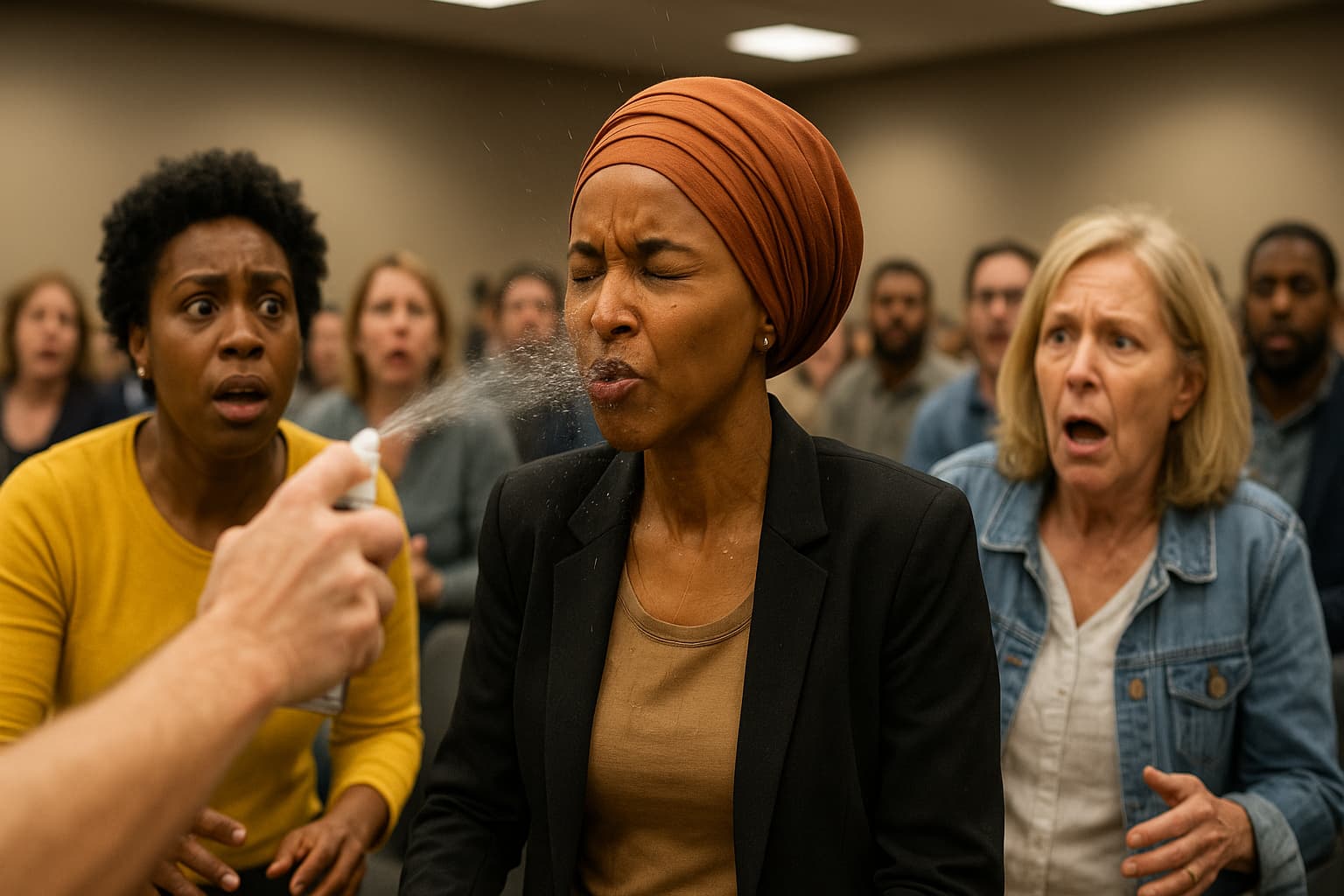 Trump Calls Ilhan Omar a "Fraud" After Syringe Attack: Did She Stage It?