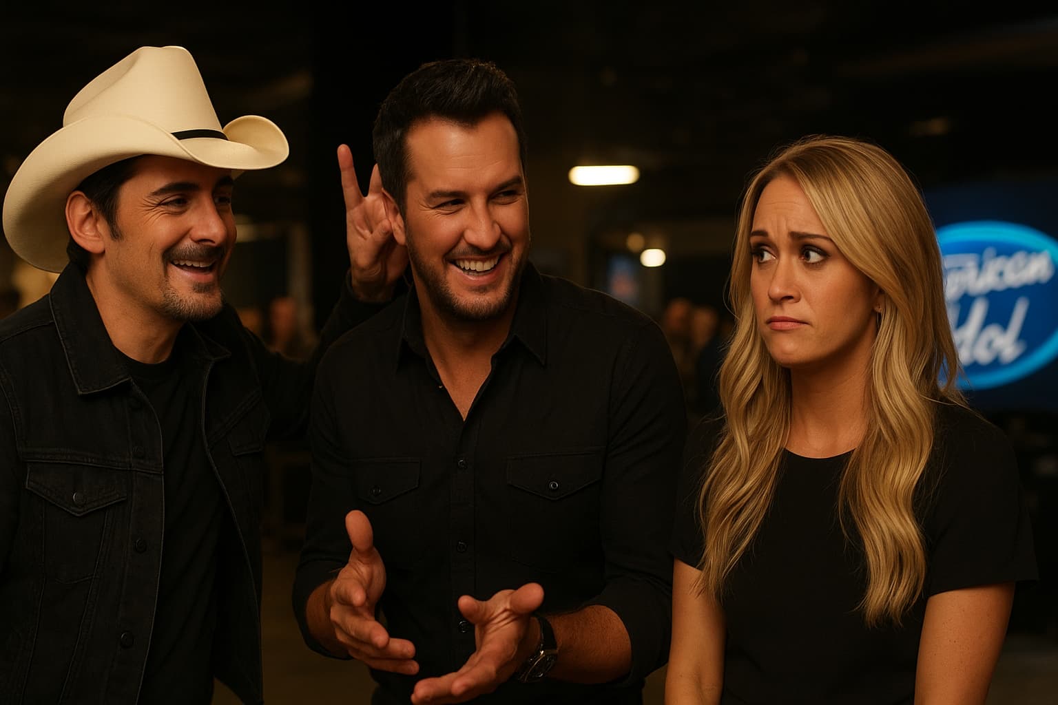 Epic Prank Alert: Brad Paisley and Luke Bryan Take Carrie Underwood for a Hilarious Ride on American Idol!