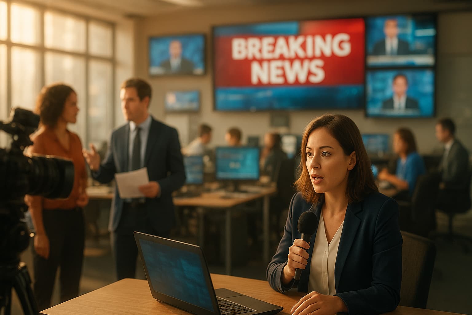 Step Inside TMZ: Live Newsroom Action Awaits!