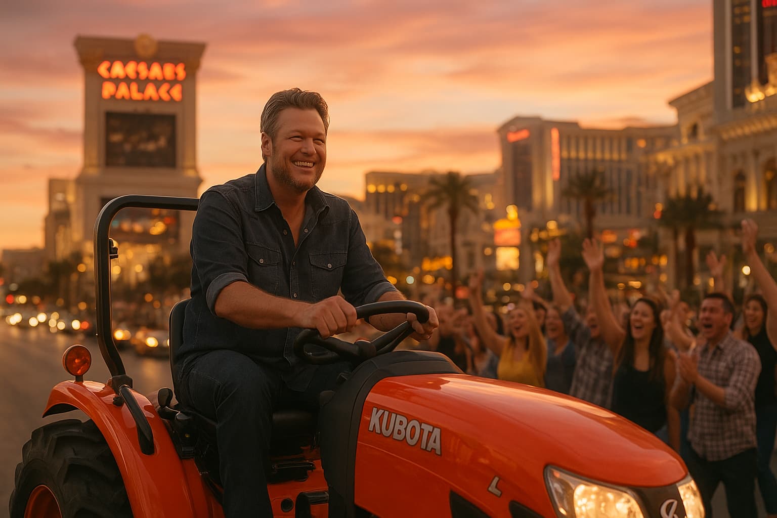 Blake Shelton's Tractor Tour: New Vegas Shows and a Wild Announcement