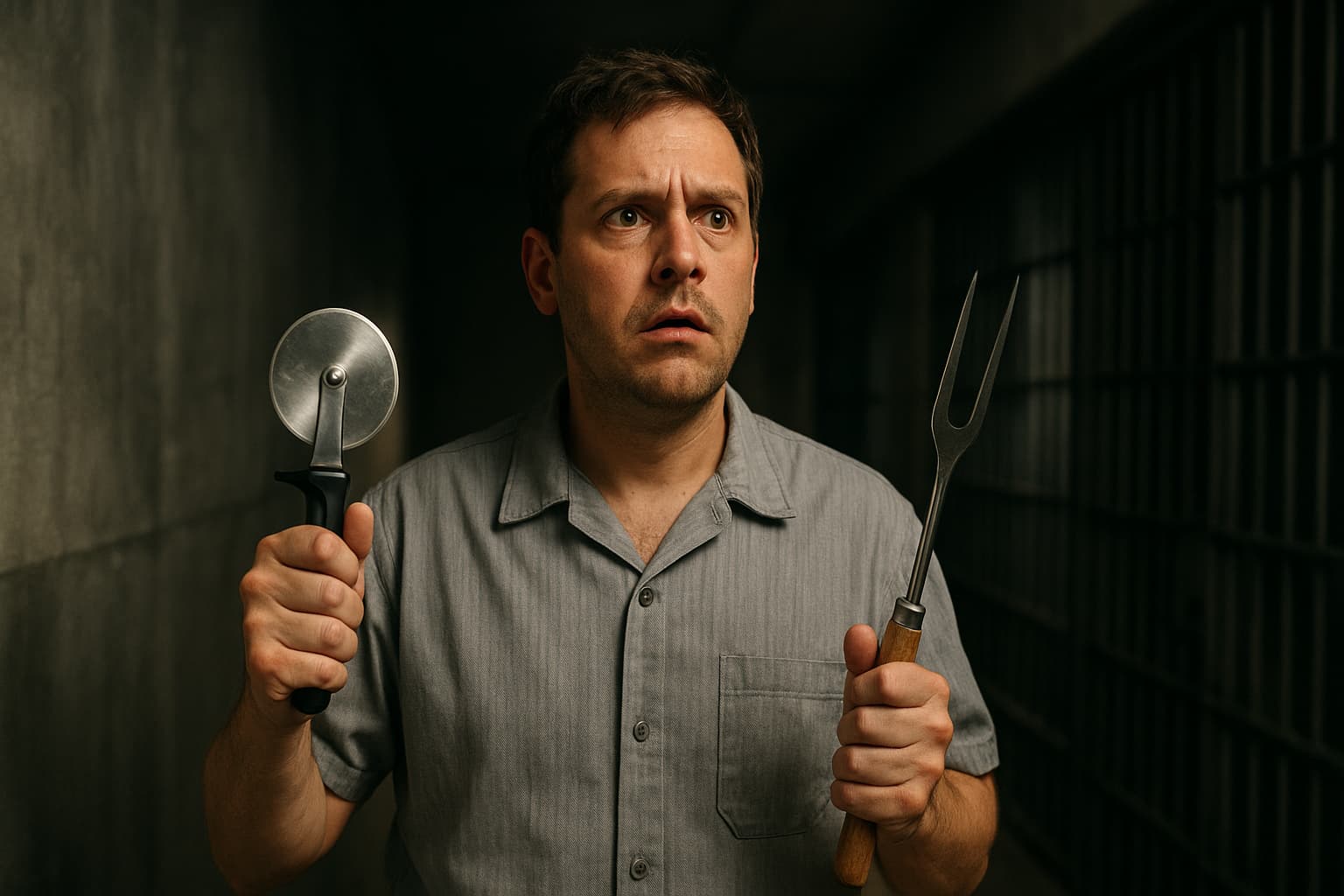 The Pizza Cutter Heist: One Fan's Unreal Attempt to Free an Inmate
