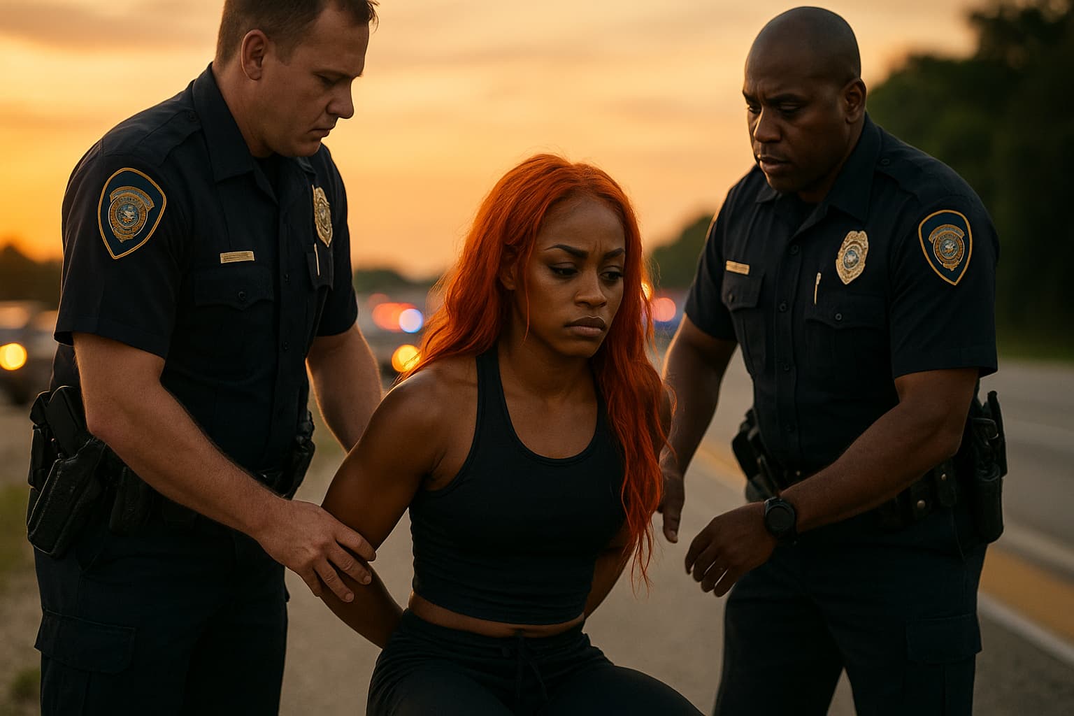 Speeding Into Trouble: Sha'Carri Richardson's Wild Ride Ends in Handcuffs